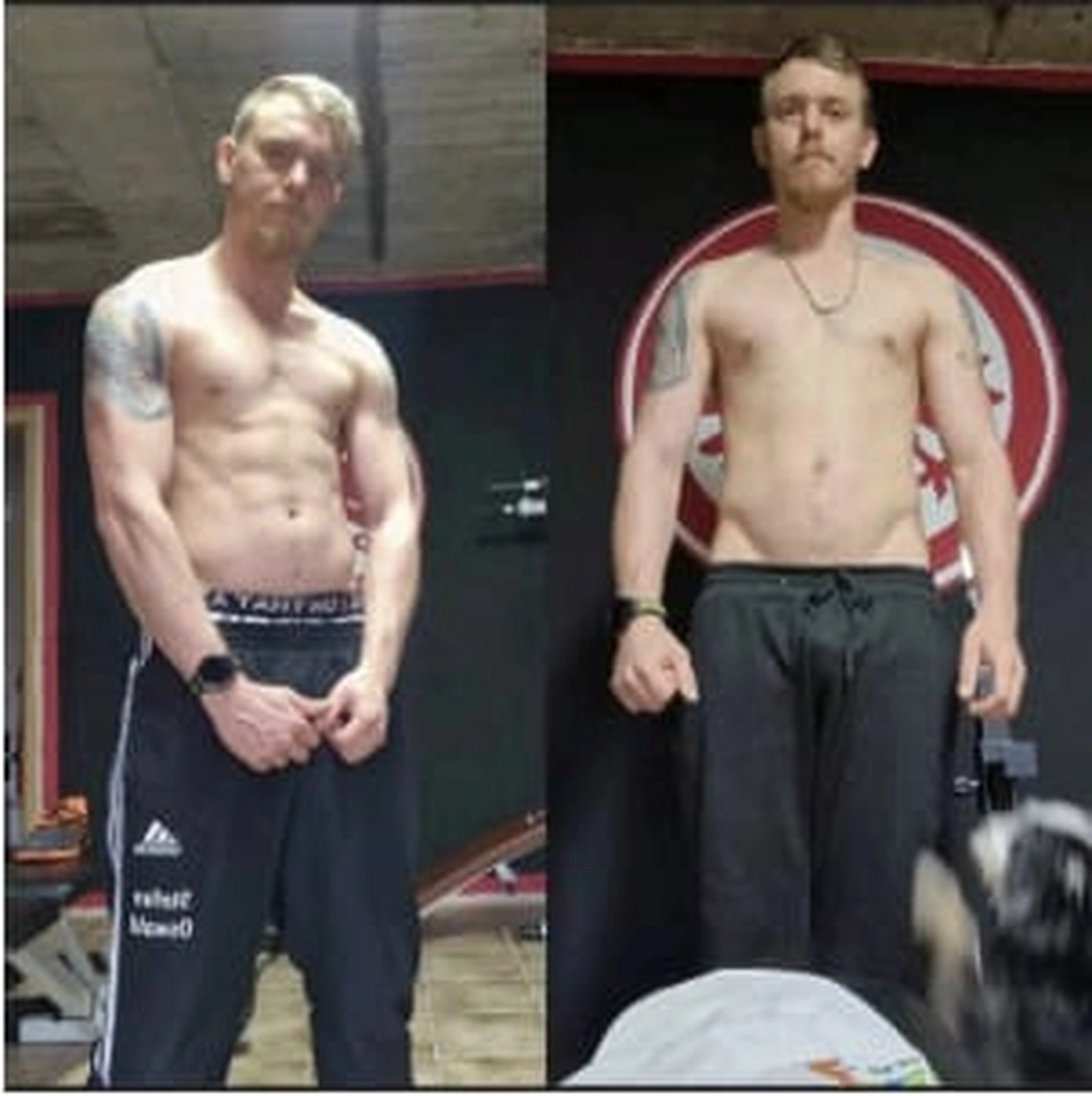 vor und nach der Gewichtsabnahme von Hoppes Ernährungs&Fitness Beratung GbR