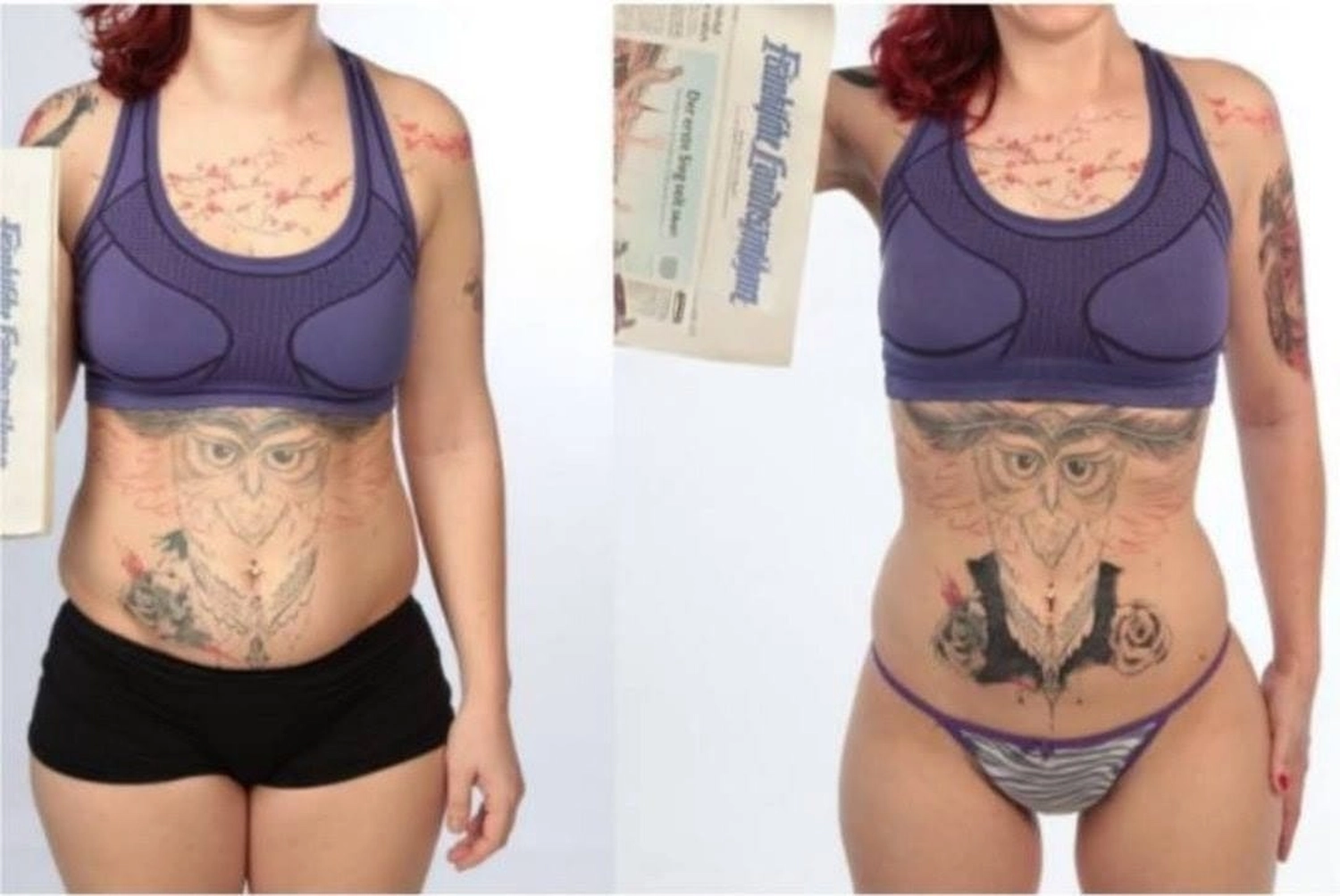 vor und nach der Gewichtsabnahme von Hoppes Ernährungs&Fitness Beratung GbR